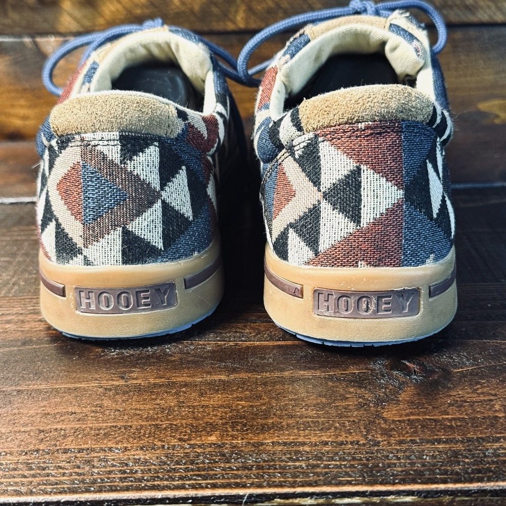Twisted X Men's 8.5 Medium Hooey Loper Shoes Moc Toe MHYC006 Graphic Pattern - Picture 12 of 14